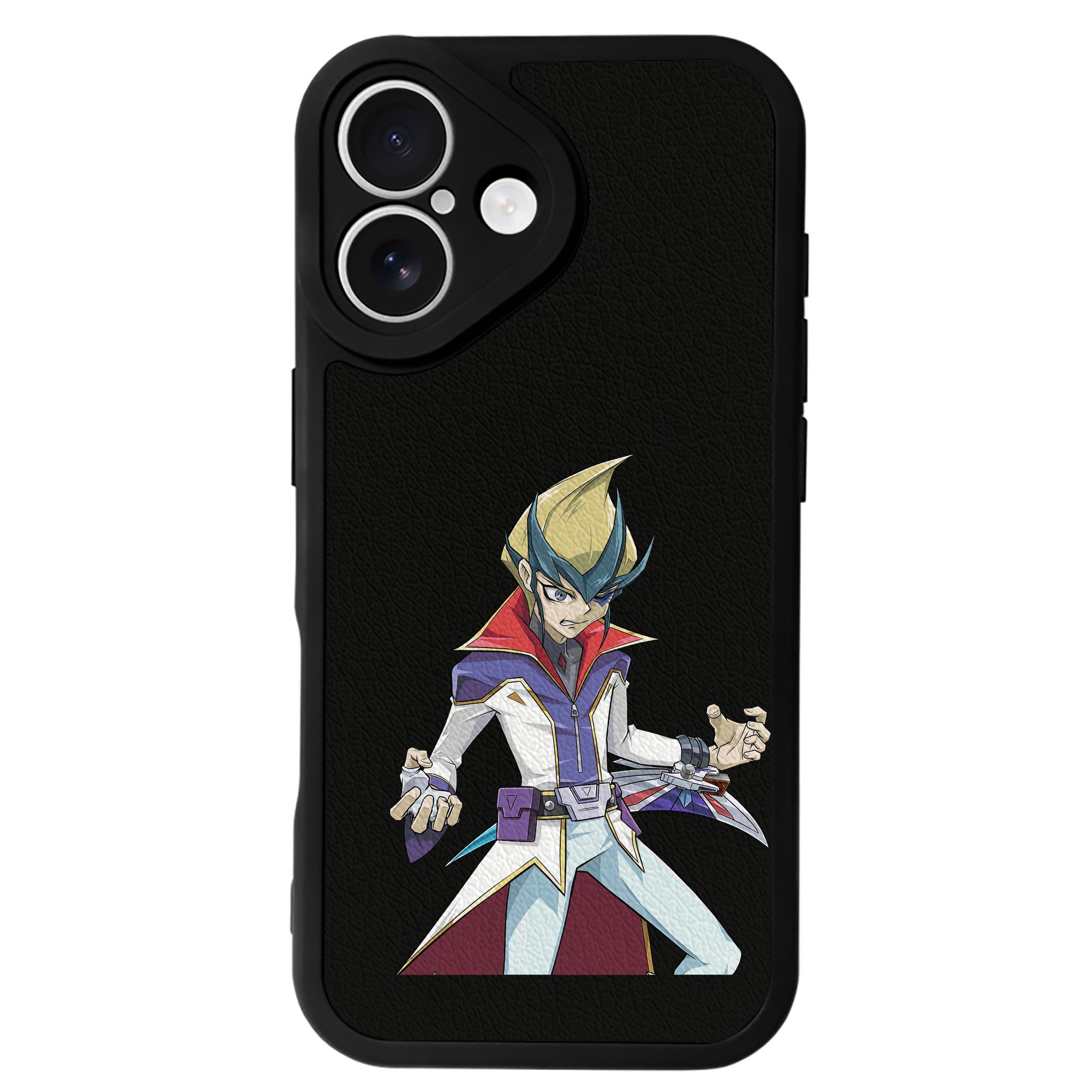 遊☆戯☆王 Yu-Gi-Oh! 【iPhone 16シリーズ対応】シリコンスマホケース（レザー調） 材質：シリコン